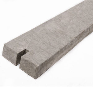 2.885m x 150mm Plain Concrete Gravel Board